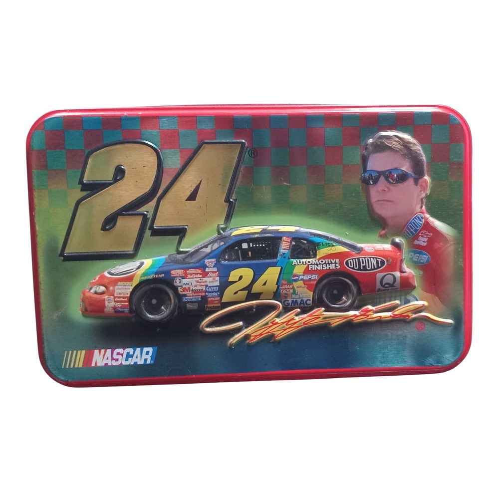 1999 Nascar Jeff Gordon Limited Edition Collector Tin & Two Decks of Cards - DT